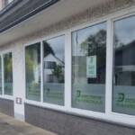 Druck auf Glasdecor