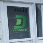 Druck auf transparenter Folie DOC Drive